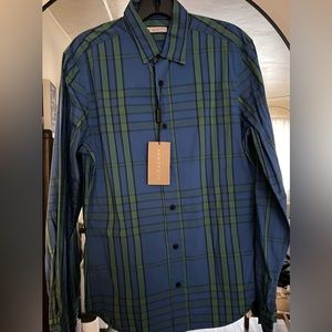 NWT Mens Burberry Brit long sleeve shirt
